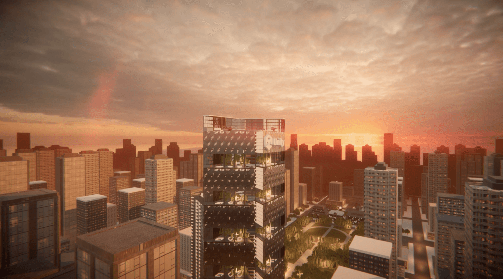 Das Unity Tower-Modell