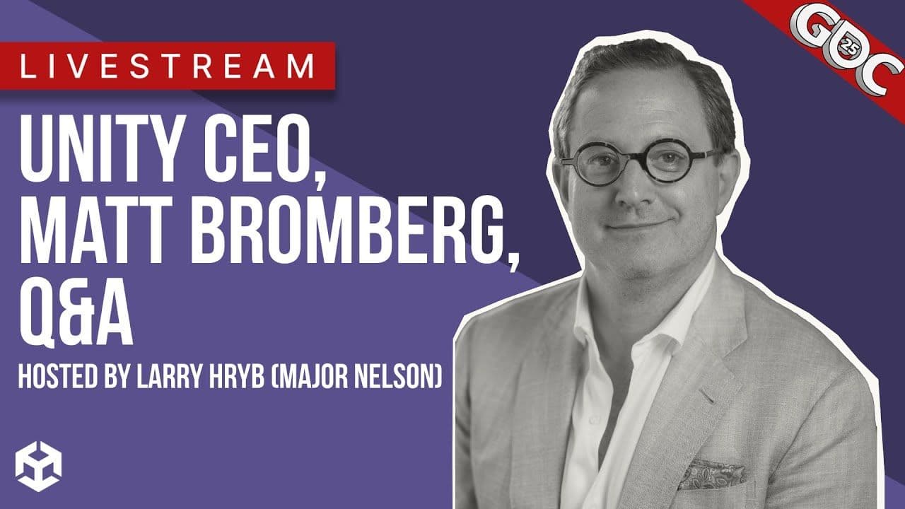 CEO livestream: Unity CEO, Matt Bromberg, Q&A