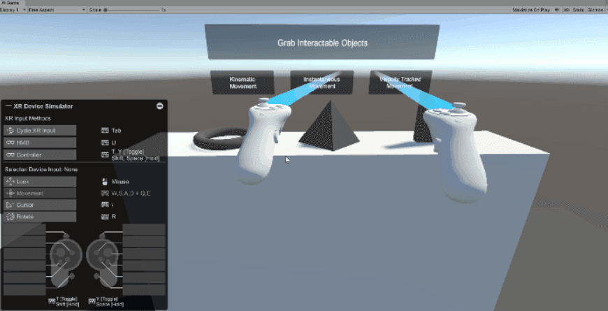 XR 장치 시뮬레이터 전반