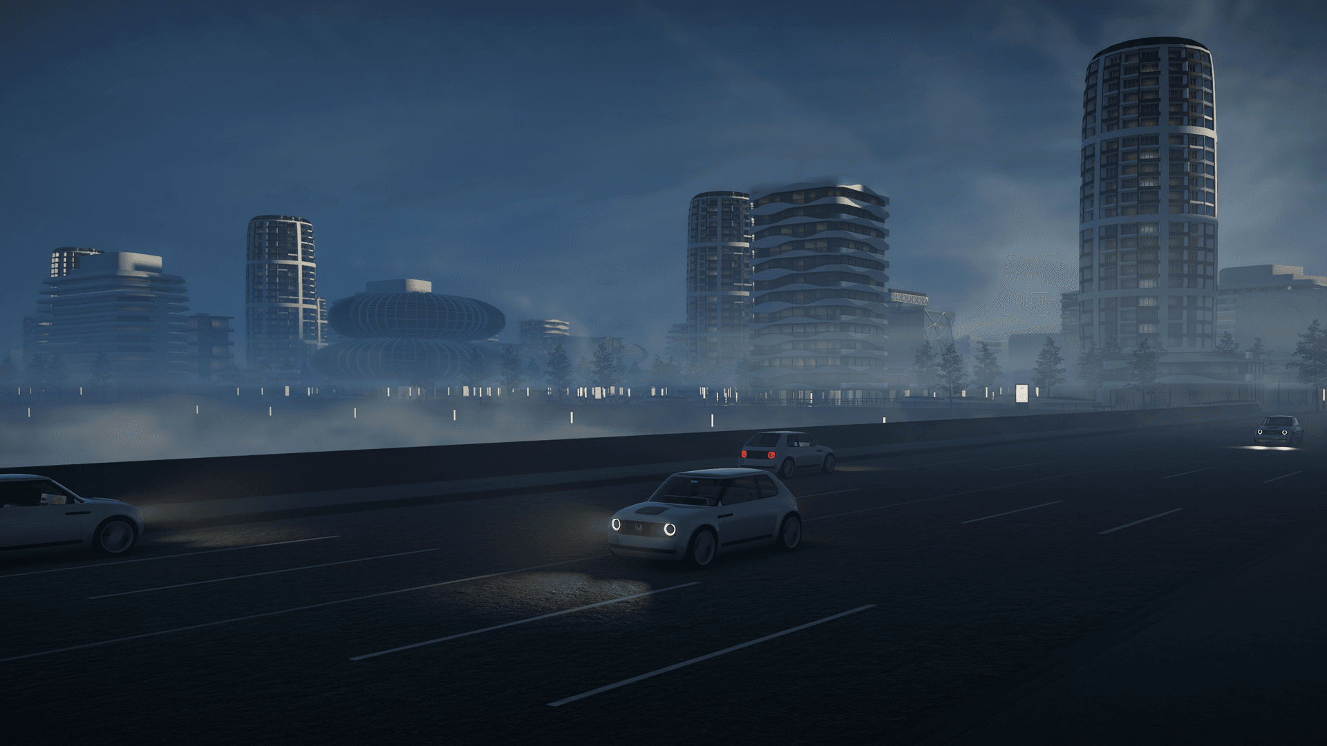 Una presentación Made with Unity con el Honda e Urban EV, el vehículo urbano eléctrico de cero emisiones de Honda