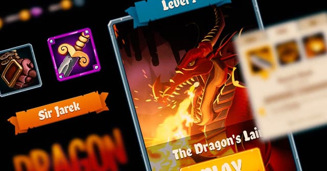 『Dragon Crashers』 - UI ツールキットサンプル