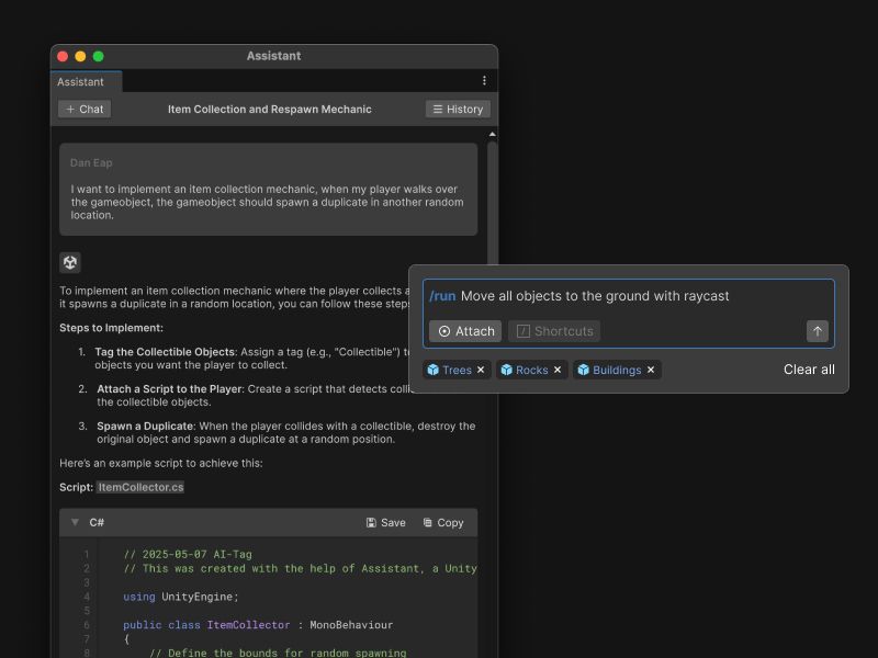 Интерфейс помощника