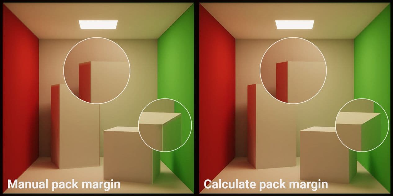 オーバーラップのないパッキング