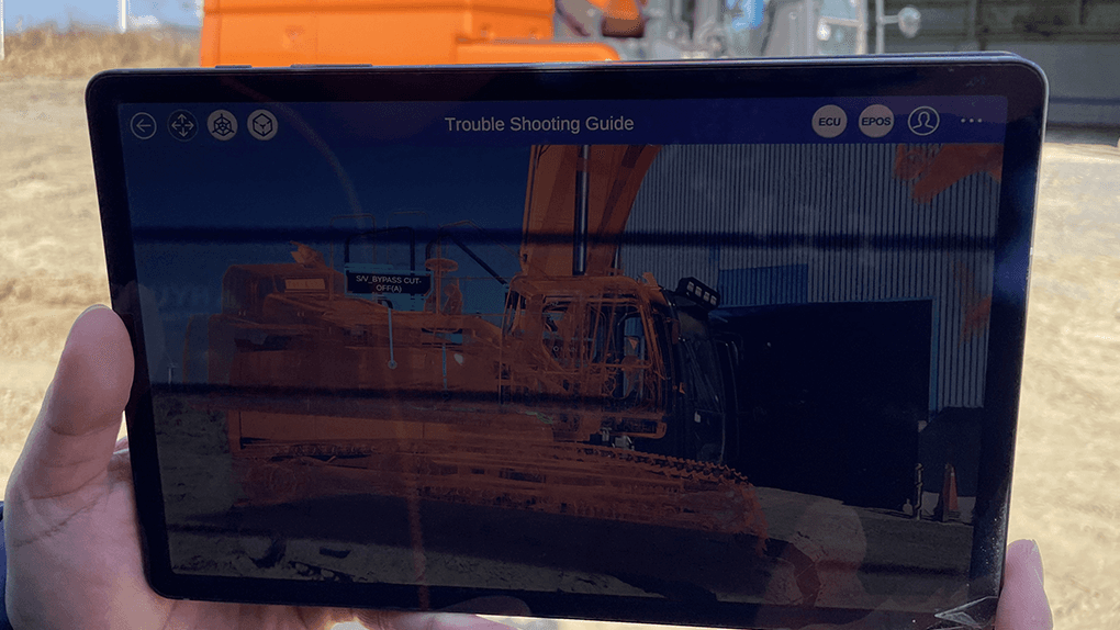 AR Guidance being used in the field