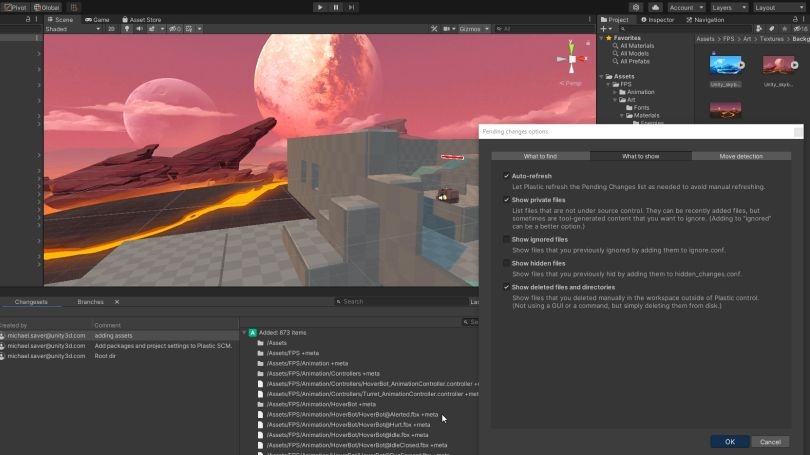 Maintenance inside the Unity Editor