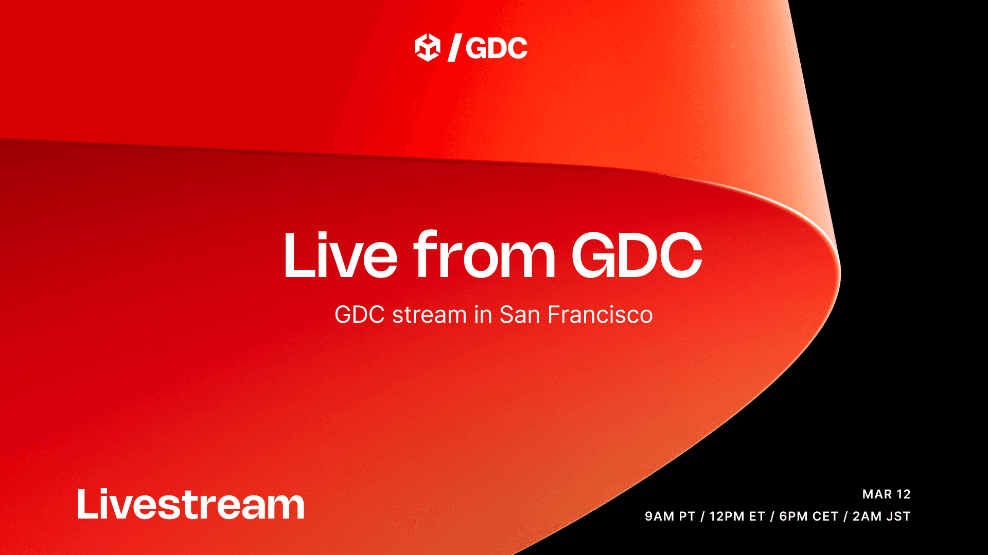 Live from GDC - GDC stream in San Francisco