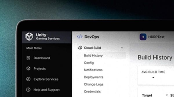Unity Cloud Buildインターフェイス