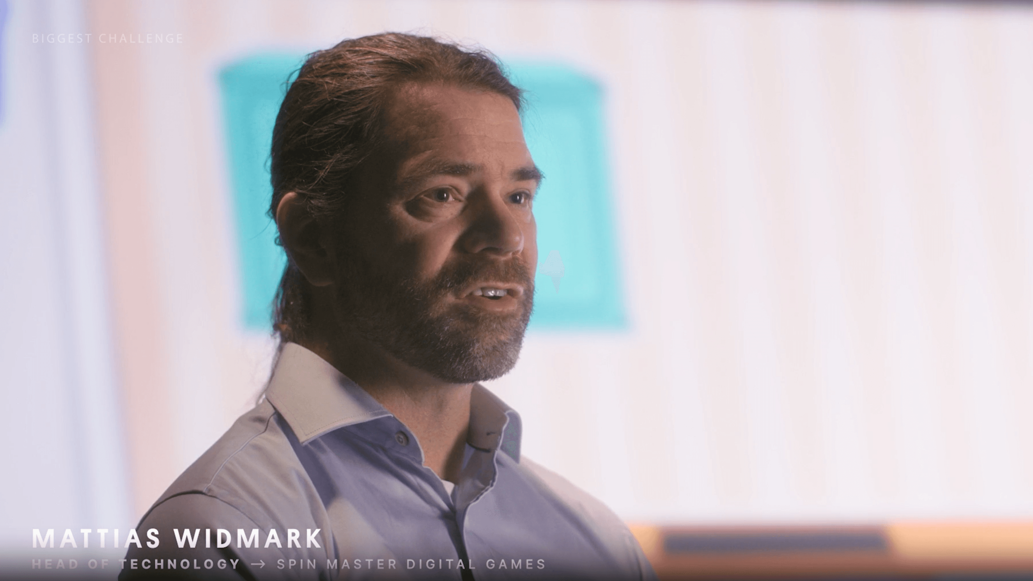 Mattias Widmark Head of Technology, Spin Master Digital Games