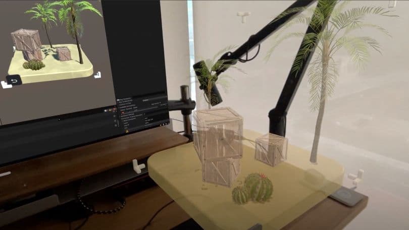 Ein Beispiel für räumliches Computing