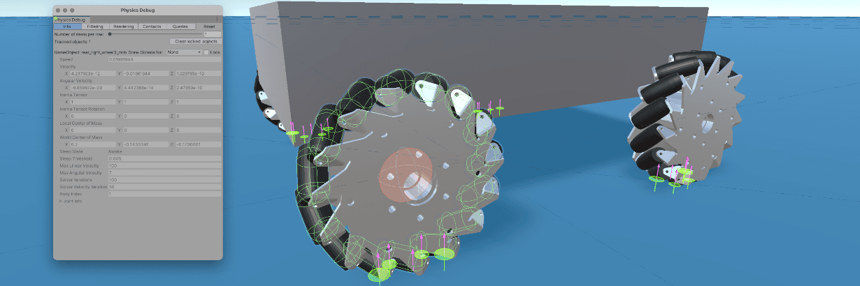 Expanding the robotics toolbox: Physics changes in Unity 2022.1