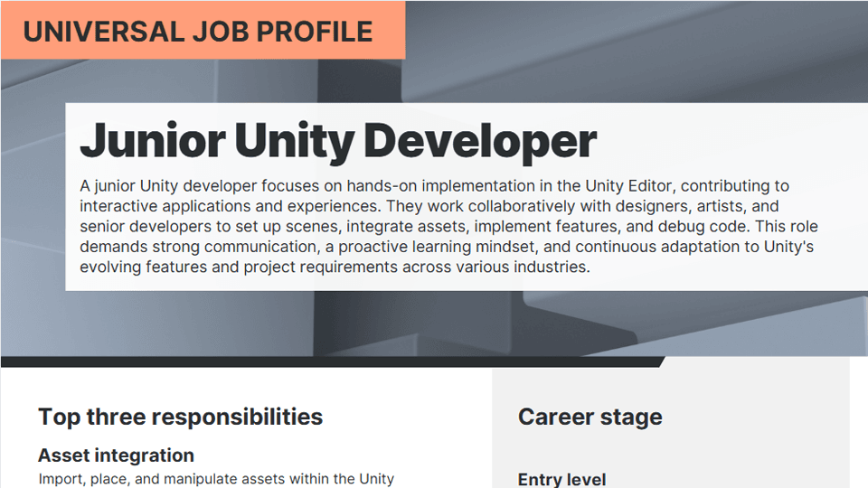 Junior Unity Developer