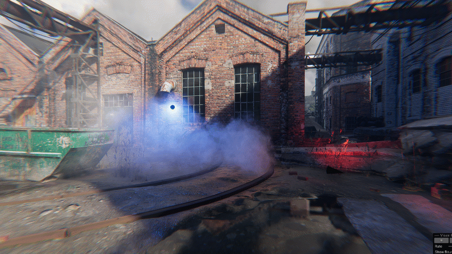 Dynamic lights inside six-way smoke