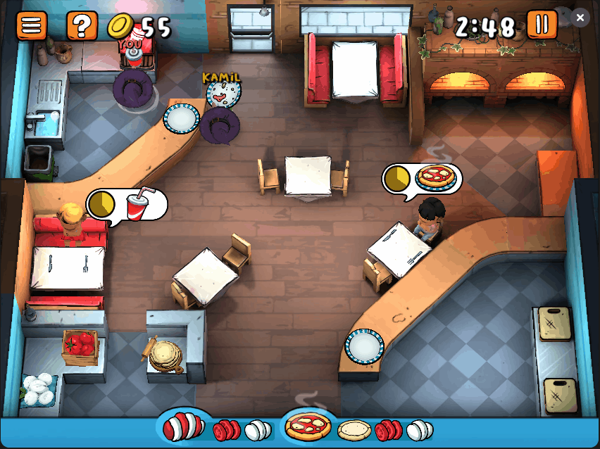 A gameplay gif from the game Ready, Set, Cook!