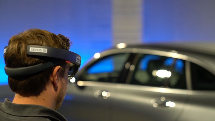 capacitación en producción de realidad mixta