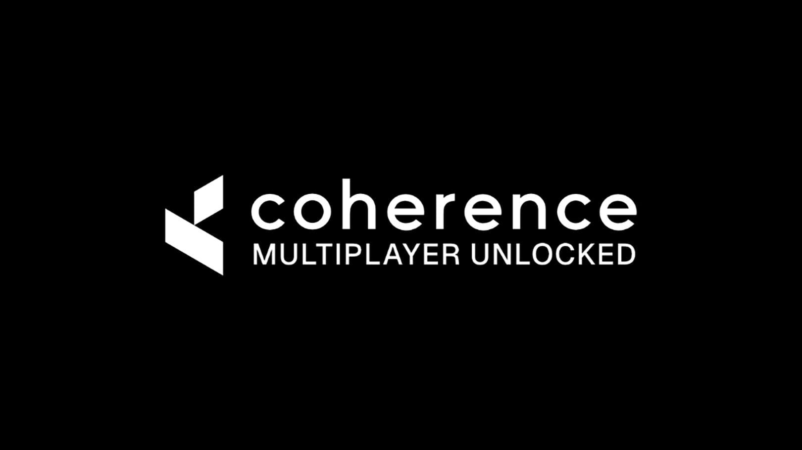 Logotipo da Coherence com texto Multiplayer desbloqueado