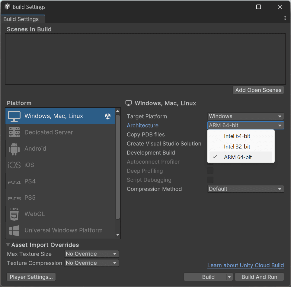 Unity Runtime On Arm based Windows Devices Unity runtime on arm based windows devices