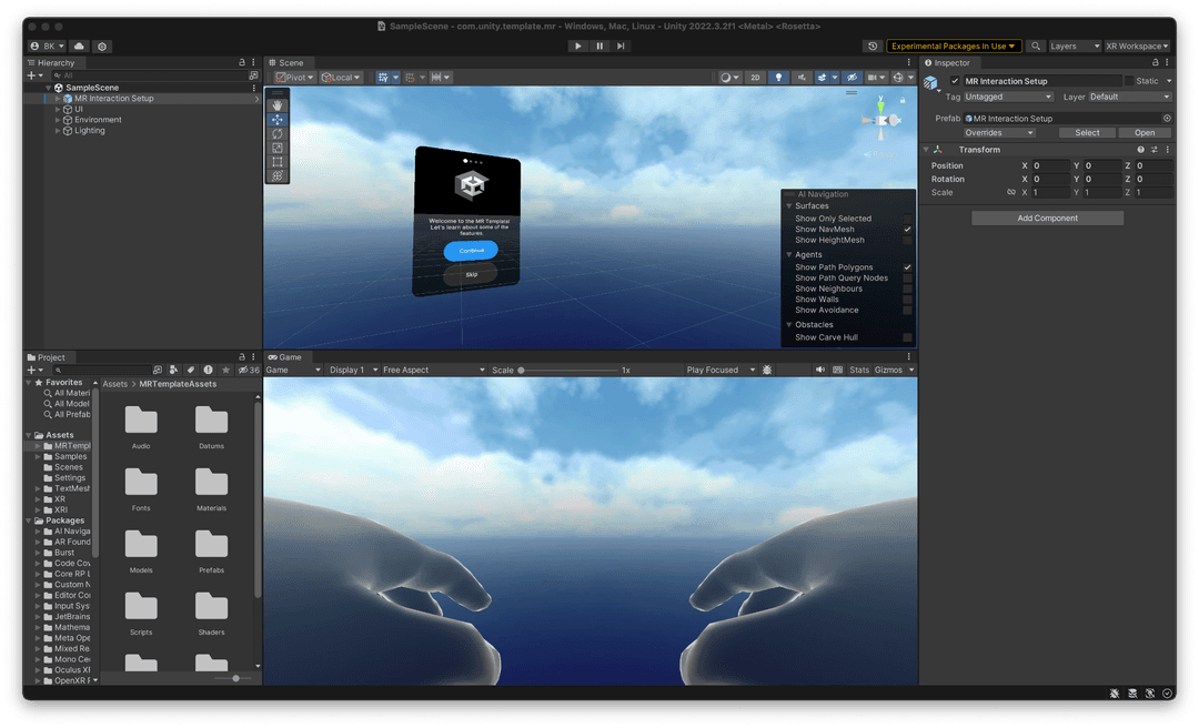 Explore cross-platform mixed reality development on Meta Quest 3
