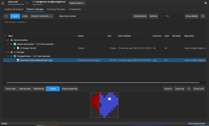 Version Control Solution for Artists | Unity