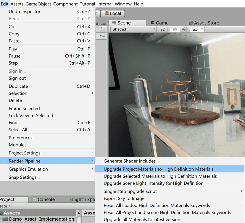 The High Definition Render Pipeline: Getting started guide for artists