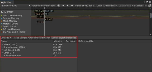 如何使用 Unity 的内存性能分析工具 | Unity