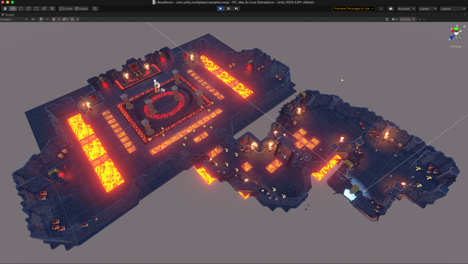 Enter the Boss Room: our new multiplayer sample game