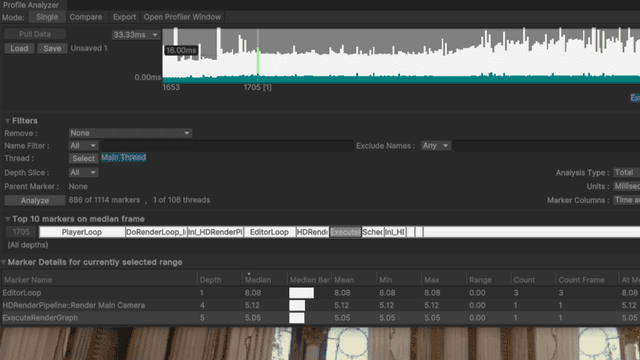 使用 Unity Profile Analyzer 优化你的游戏