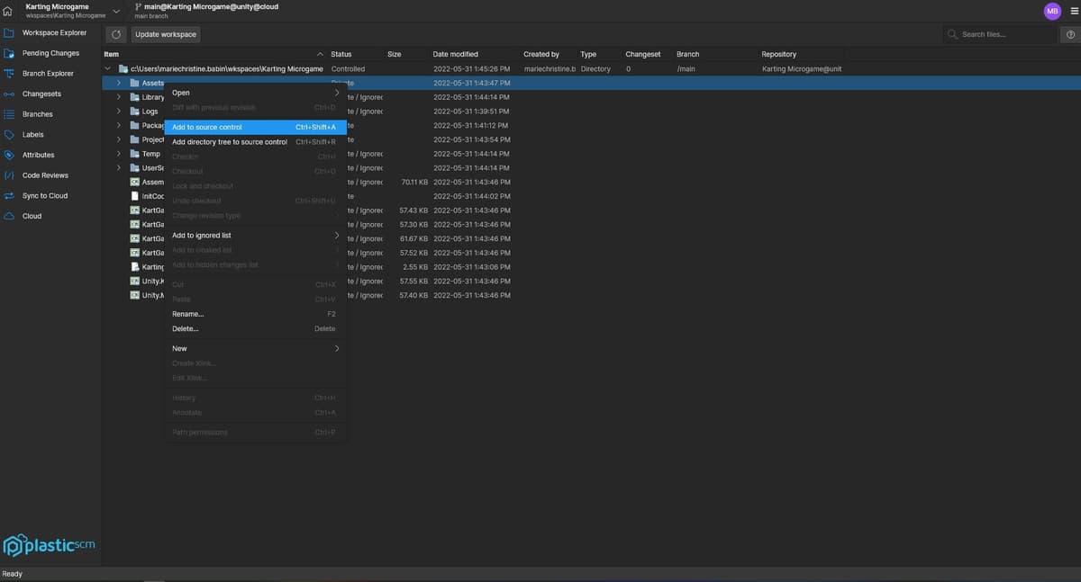 How to get started with Unity Version Control | Unity