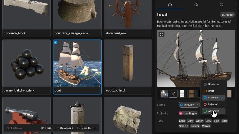 Unity Asset Manager Solución de gestión de activos digitales | Unidad