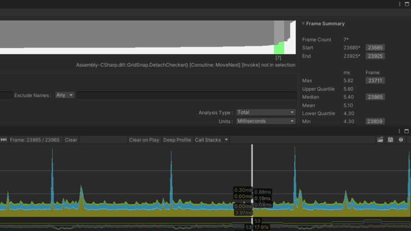使用 Unity Profile Analyzer 优化你的游戏