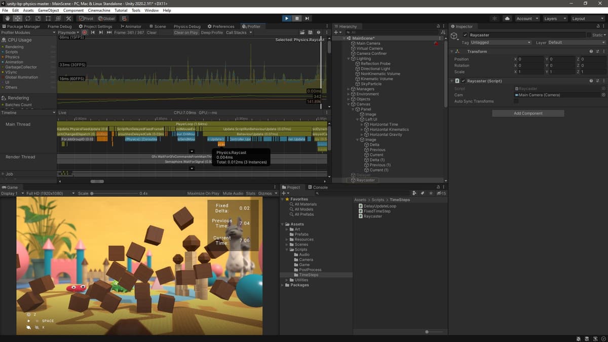 Enhanced physics performance for smooth gameplay | Unity
