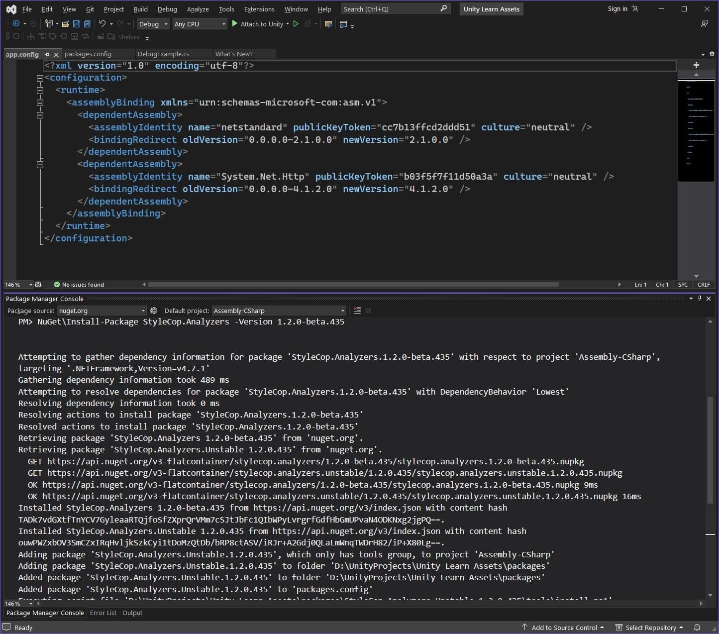 How to debug game code with Roslyn Analyzers | Unity