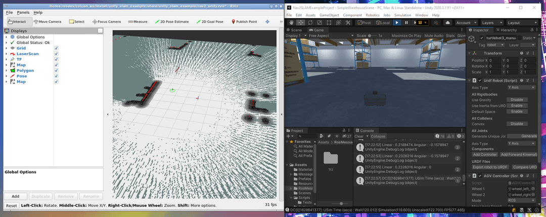 Advance your robot autonomy with ROS 2 and Unity