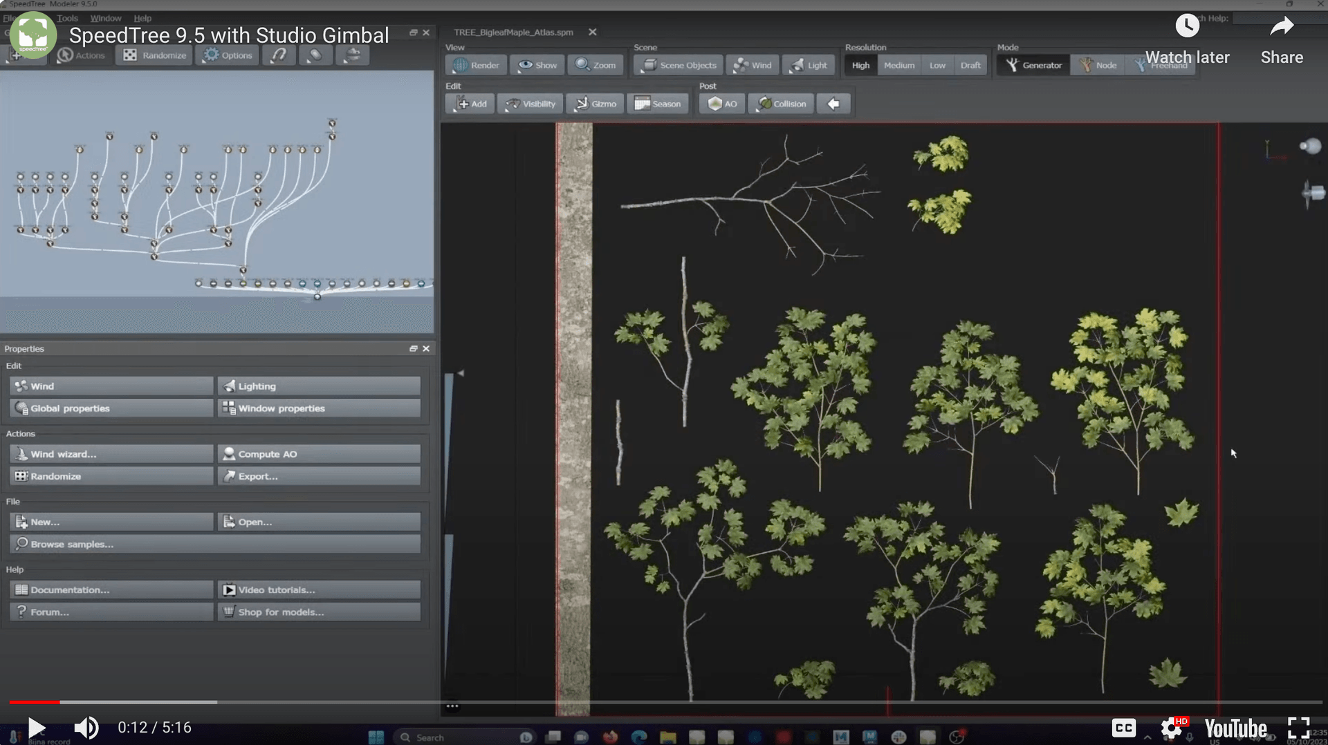 SpeedTree | The Industry Standard for Procedural Modeling