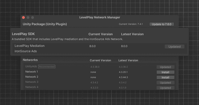 Platform Level Unity Unity LevelPlay: Ad Mediation Platform | Unity