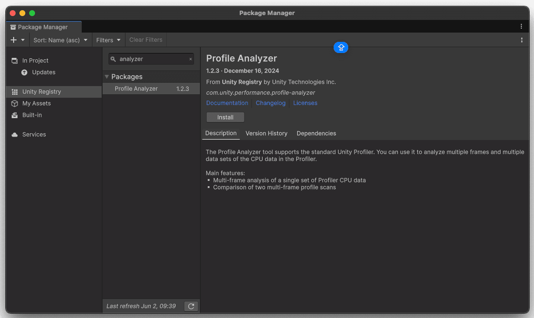 使用 Unity Profiler Analyzer 优化您的游戏