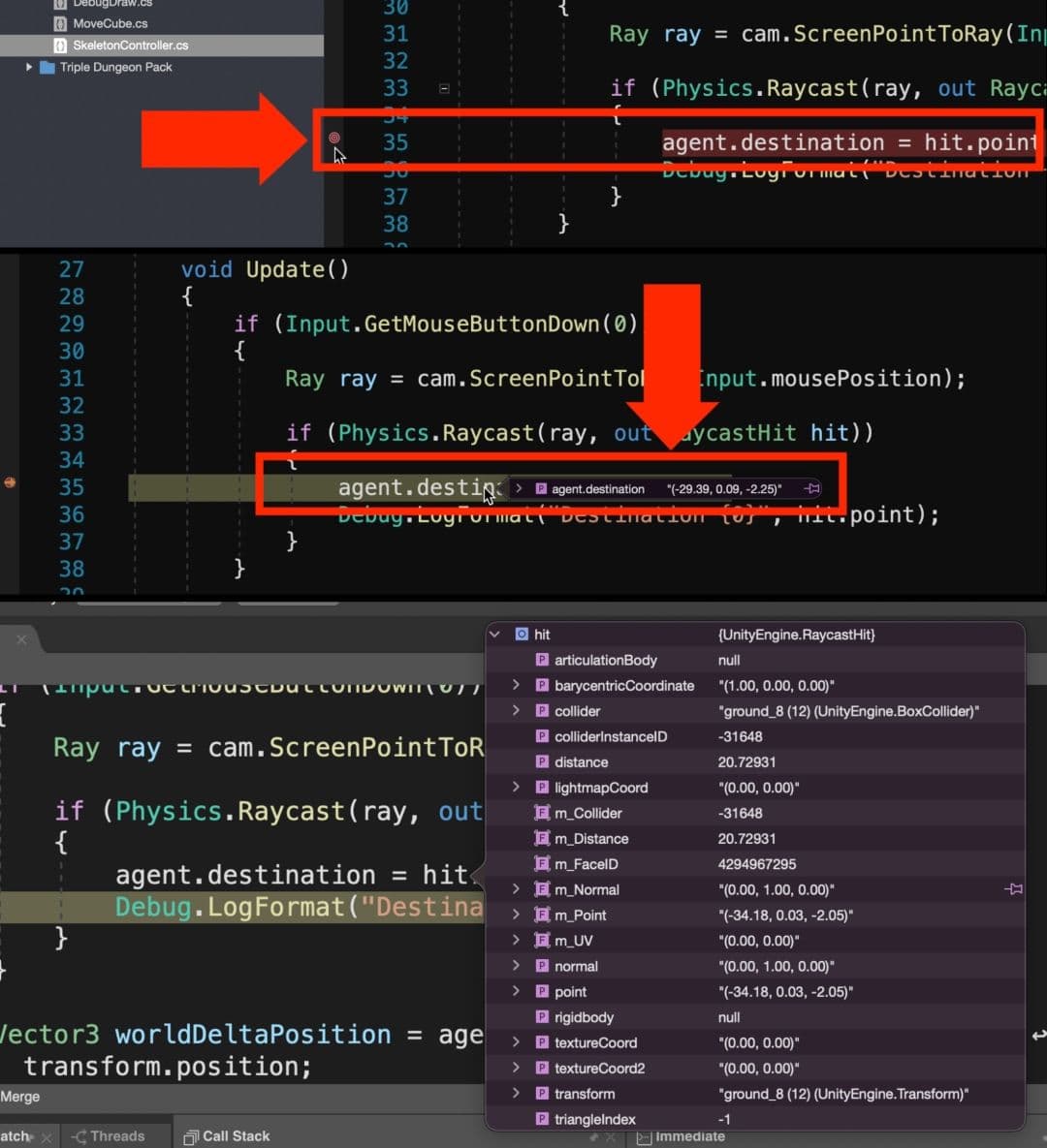 How to debug code with Microsoft Visual Studio 2022 | Unity