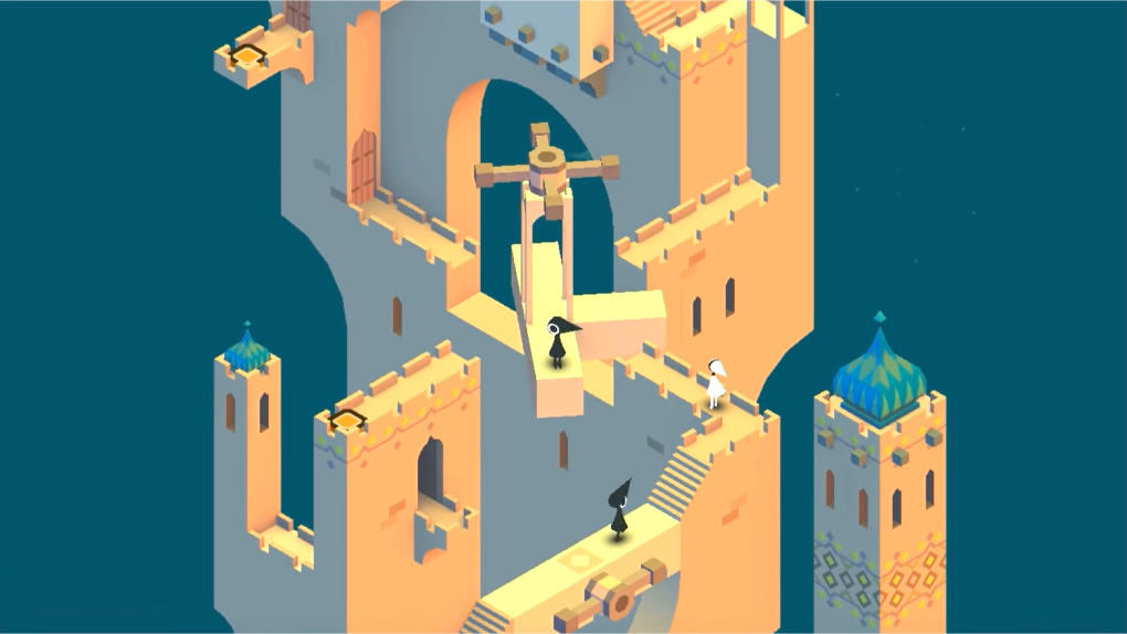 Captura de pantalla de jugabilidad de Monument Valley