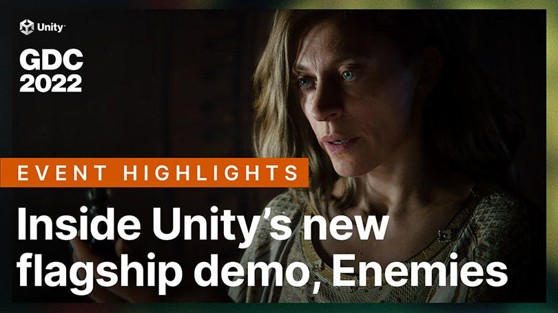 Unity の新しいフラッグシップデモ『Enemies』の舞台裏。GDC 2022。