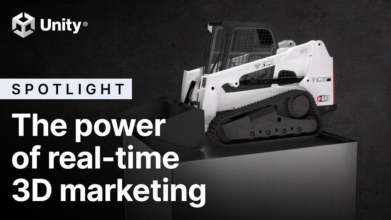 The power of real-time 3D marketing video thumbnail