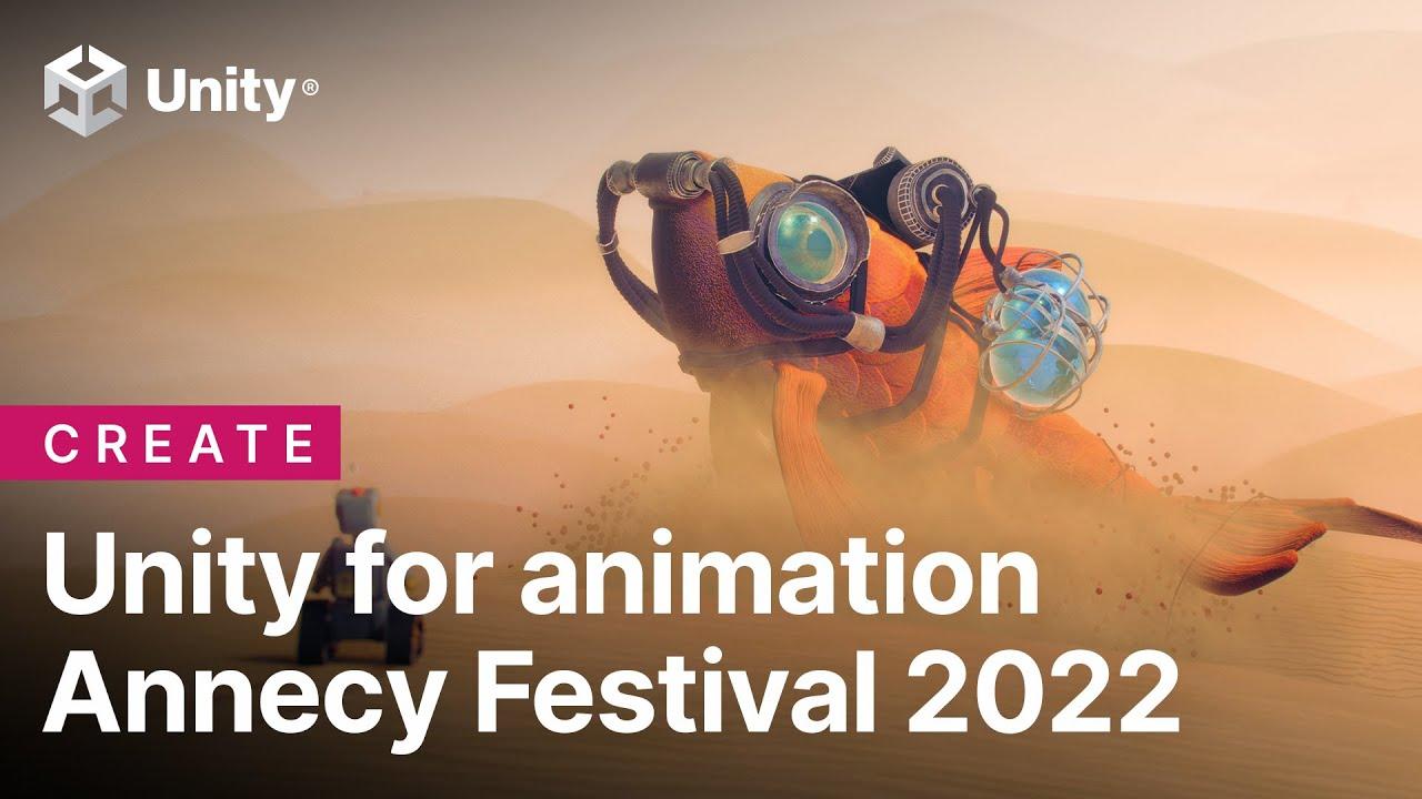 Miniatura de vídeo do Festival de Annecy 2022 do Unity para animações