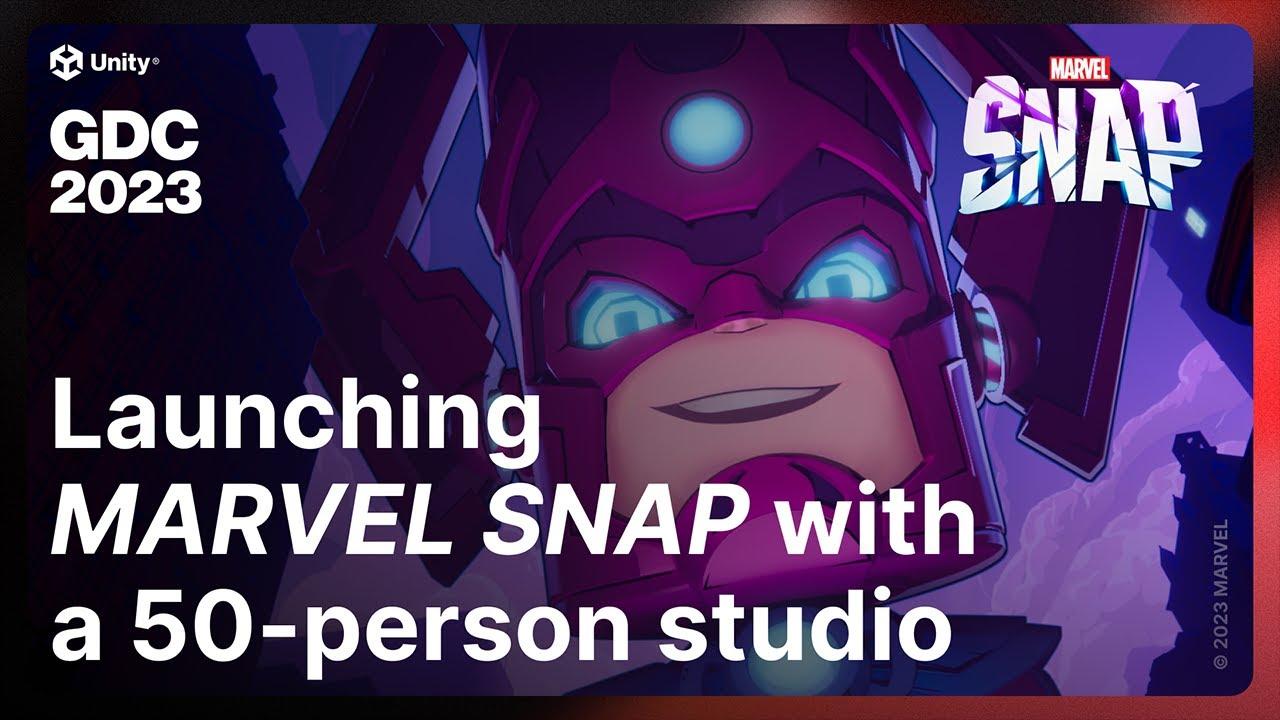 Launching MARVEL SNAP with a 50-person studio video thumbnail