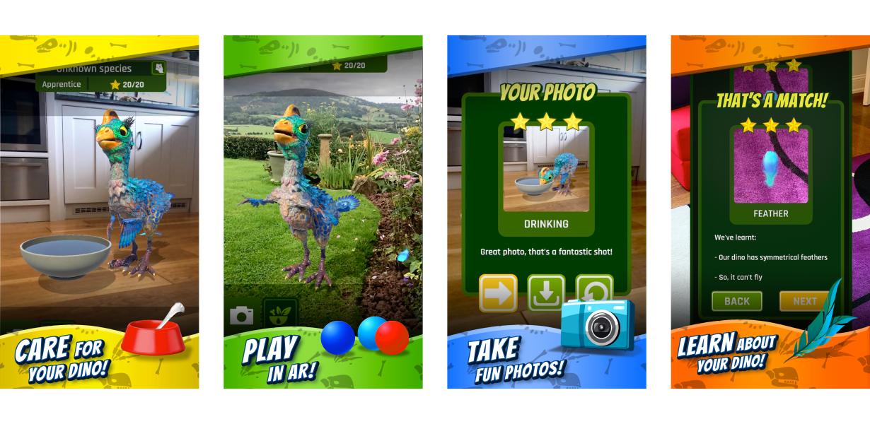 Dino-App-Karten