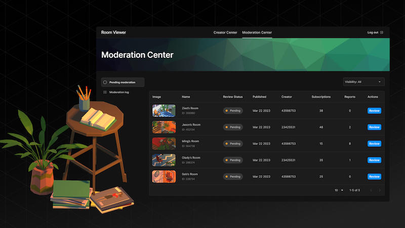 Display the best content from your community with powerful moderation and curation tools