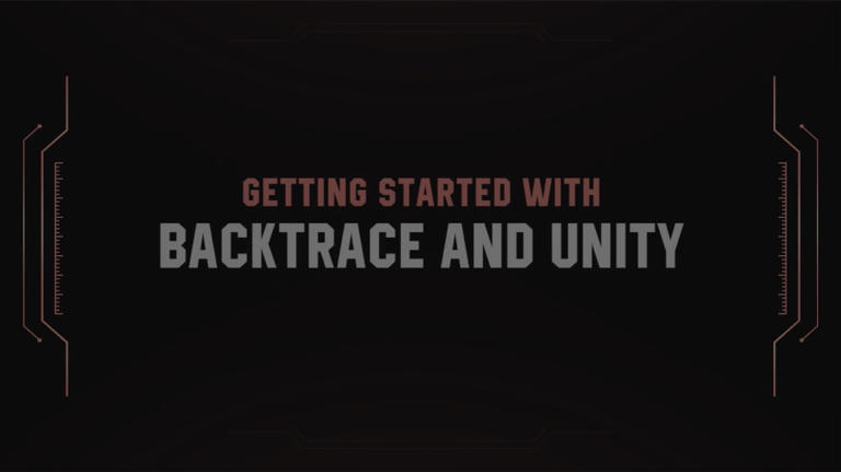 Get started with Backtrace for Unity