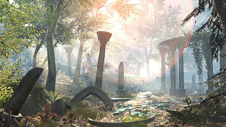 『The Elder Scrolls：Blades』の森のステージ