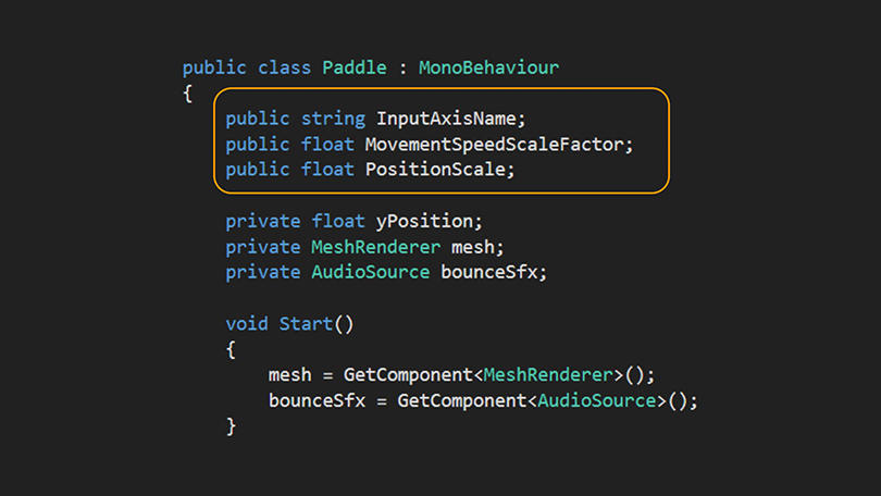 Comment concevoir le code au fur et à mesure que votre projet prend de l'ampleur_Paramètres dans le code