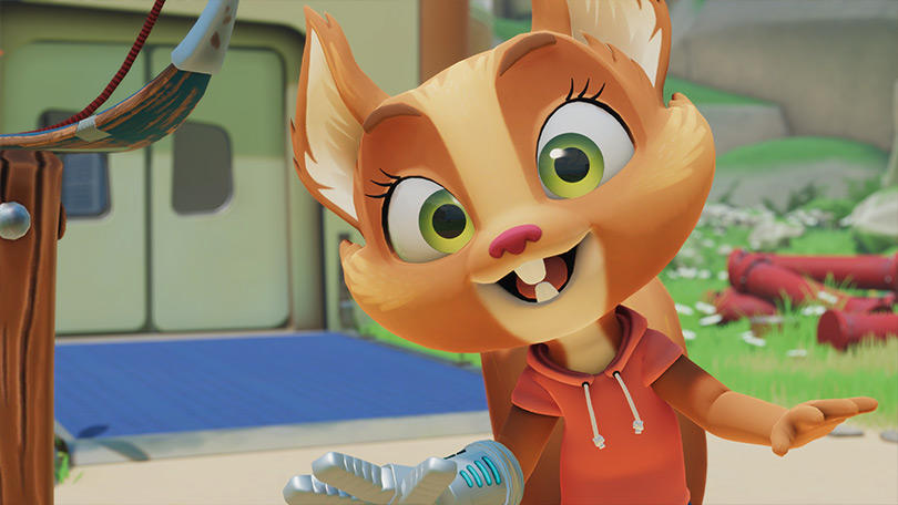 Fixi, personaje animado 3D y la mascota infantil de NENT