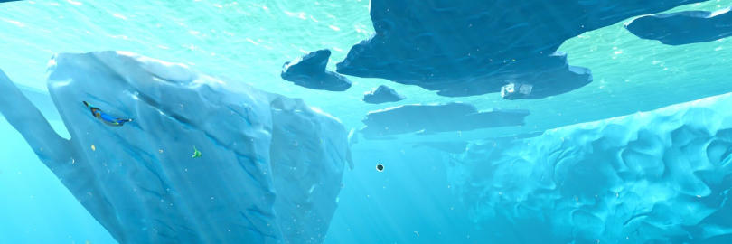 Subnautica underwater iceberg