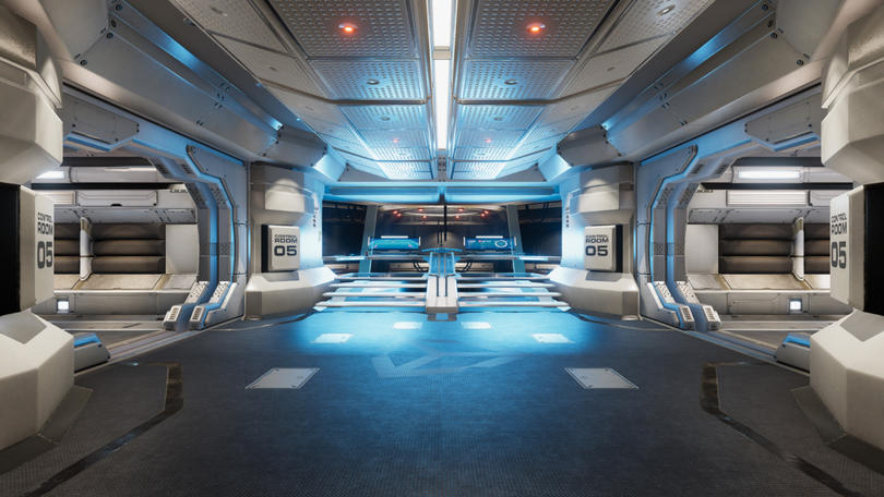 Spaceship interior