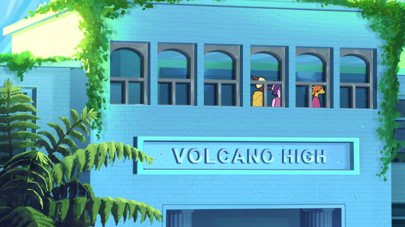 Szene aus Volcano High